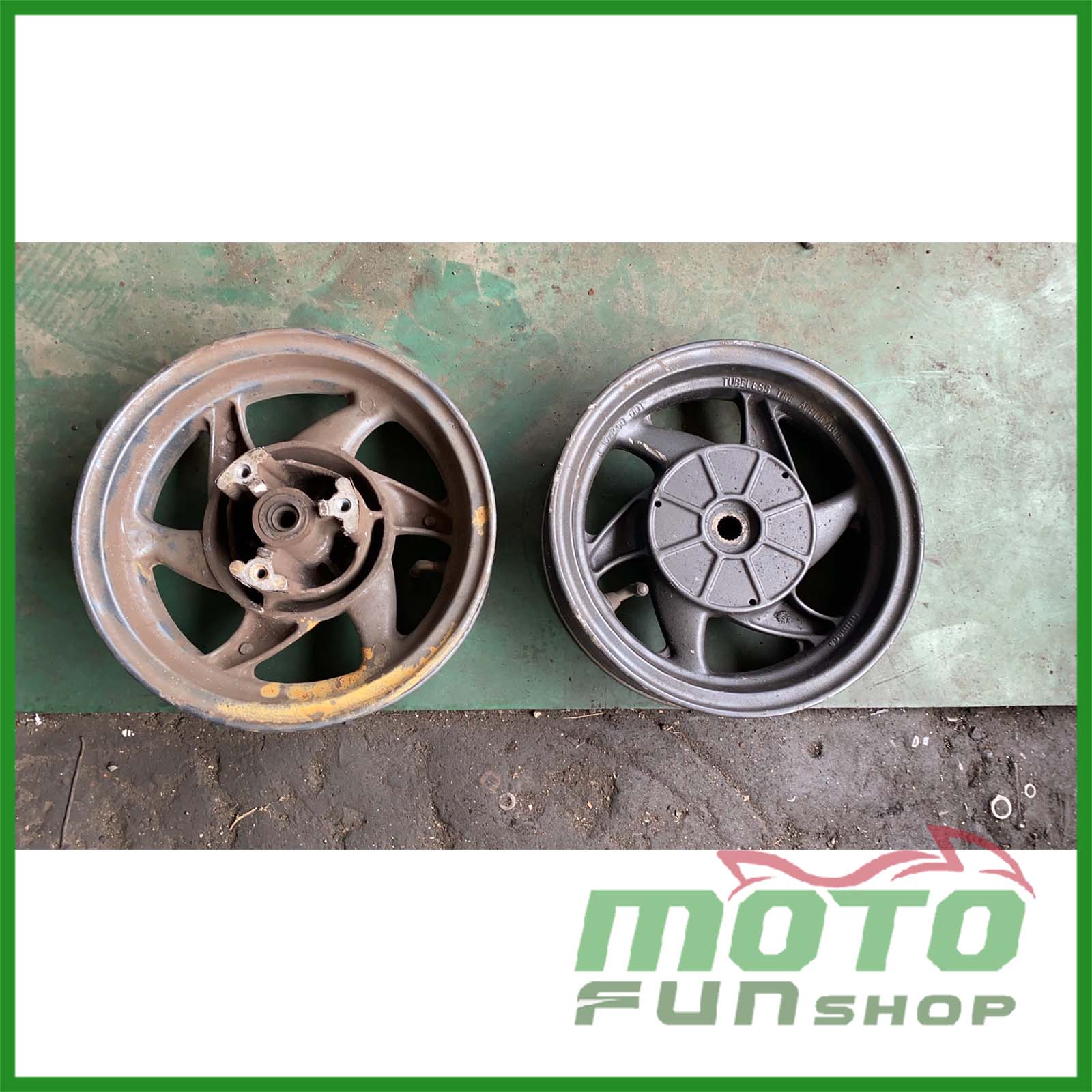 中古良品】KYMCO 豪邁125 – 中古前後輪框| MOTOFUNSHOP